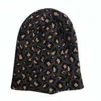 Unisex Simple Style Leopard Crimping Wool Cap main image 3