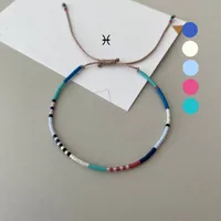 Simple Style Round Seed Bead Beaded Women's Bracelets sku image 1