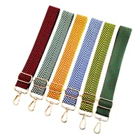 Polyester Cotton Color Block Bag Strap main image 2