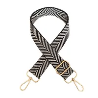 Polyester Cotton Color Block Bag Strap sku image 14