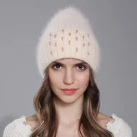 Women's Simple Style Solid Color Eaveless Wool Cap main image 1