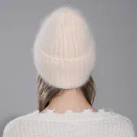 Women's Simple Style Solid Color Eaveless Wool Cap main image 4