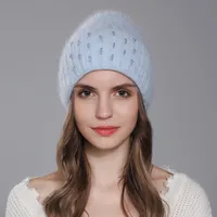 Women's Simple Style Solid Color Eaveless Wool Cap main image 3