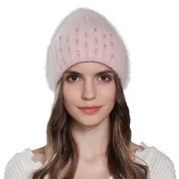 Women's Simple Style Solid Color Eaveless Wool Cap main image 5