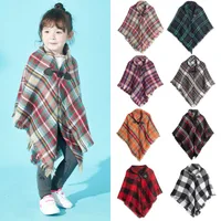 Women's Casual Simple Style Lattice Imitation Cashmere Tassel Shawl main image 5
