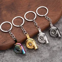 Solid Color Turbine Alloy Unisex Keychain main image 1