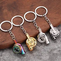 Solid Color Turbine Alloy Unisex Keychain main image 2