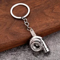 Solid Color Turbine Alloy Unisex Keychain main image 3