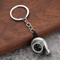 Solid Color Turbine Alloy Unisex Keychain sku image 3