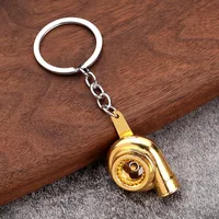 Solid Color Turbine Alloy Unisex Keychain sku image 6