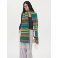 Women's Elegant Basic Color Block Polyester Tassel Scarf main image 4