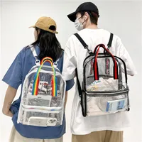 Waterproof Solid Color Casual Women's Backpack main image 2