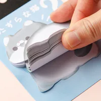 Shaped Cartoon Sticky Notes Cute Ins Korean Note Paper Stationery Notepad Good-looking Note Sticker Wholesale main image 2