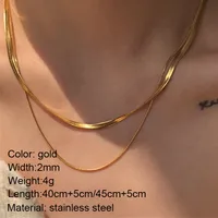 Basic Letter Stainless Steel Copper Zircon Pendant Necklace In Bulk sku image 1