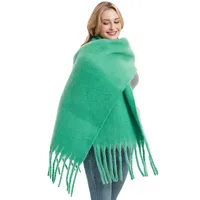 Women's Simple Style Solid Color Polyester Scarf main image 4