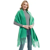 Women's Simple Style Solid Color Polyester Scarf main image 3