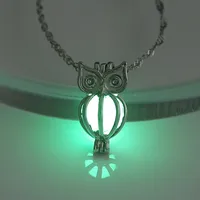 Fashion Hot Sale Moon Represents My Heart Luminous Necklace Heart Pendant Wholesale Nihaowholesale sku image 8