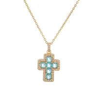 Micro-inlaid Zircon Pendant Necklace sku image 3