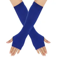 Women's Fashion Stripe Knitted Fabric Arm Sleeves sku image 43