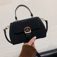 Women's Small All Seasons Pu Leather Solid Color Streetwear Square Magnetic Buckle Shoulder Bag sku image 3