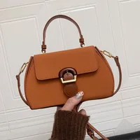 Women's Small All Seasons Pu Leather Solid Color Streetwear Square Magnetic Buckle Shoulder Bag sku image 2