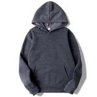 Unisex Hoodie Long Sleeve Unisex Hoodies Casual Solid Color main image 2