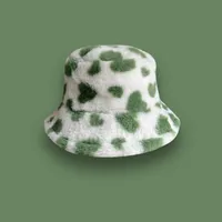 Women's Vintage Style Heart Shape Curved Eaves Bucket Hat main image 2