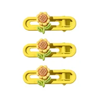 Cute Flower Resin Stoving Varnish Hair Clip main image 5