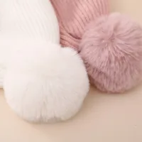 Children Unisex Basic Simple Style Solid Color Wool Cap main image 3