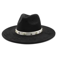 Unisex Vintage Style Ethnic Style Solid Color Big Eaves Fedora Hat sku image 3