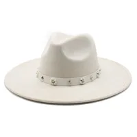 Unisex Vintage Style Ethnic Style Solid Color Big Eaves Fedora Hat main image 5