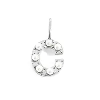 Simple Style Classic Style Letter Titanium Steel Plating Imitation Pearl Jewelry Accessories sku image 3
