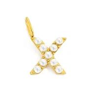 Simple Style Classic Style Letter Titanium Steel Plating Imitation Pearl Jewelry Accessories sku image 50