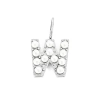 Simple Style Classic Style Letter Titanium Steel Plating Imitation Pearl Jewelry Accessories sku image 23