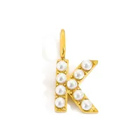 Simple Style Classic Style Letter Titanium Steel Plating Imitation Pearl Jewelry Accessories sku image 37