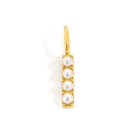 Simple Style Classic Style Letter Titanium Steel Plating Imitation Pearl Jewelry Accessories sku image 35