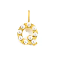 Simple Style Classic Style Letter Titanium Steel Plating Imitation Pearl Jewelry Accessories sku image 43