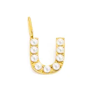 Simple Style Classic Style Letter Titanium Steel Plating Imitation Pearl Jewelry Accessories sku image 47