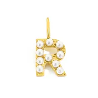 Simple Style Classic Style Letter Titanium Steel Plating Imitation Pearl Jewelry Accessories sku image 44