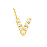 Simple Style Classic Style Letter Titanium Steel Plating Imitation Pearl Jewelry Accessories sku image 48