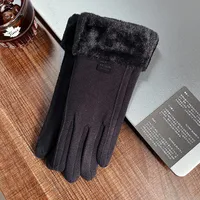 Women's Simple Style Solid Color Velvet Polyester Gloves 1 Pair sku image 3