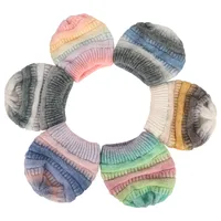 Women's Streetwear Color Block Eaveless Wool Cap main image 1