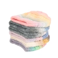Women's Streetwear Color Block Eaveless Wool Cap main image 4