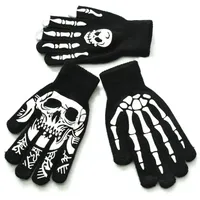 Unisex Funny Skull Gloves 1 Set main image 1