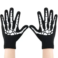 Unisex Funny Skull Gloves 1 Set main image 3