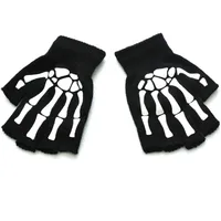 Unisex Funny Skull Gloves 1 Set sku image 4