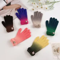 Women's Elegant Gradient Color Gloves 1 Pair main image 2