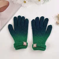 Women's Elegant Gradient Color Gloves 1 Pair sku image 1