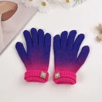 Women's Elegant Gradient Color Gloves 1 Pair sku image 2