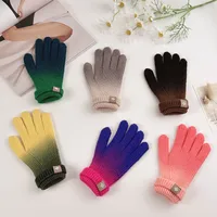 Women's Elegant Gradient Color Gloves 1 Pair main image 1